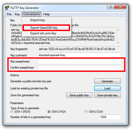 Putty key generator ssh 2 rsa free